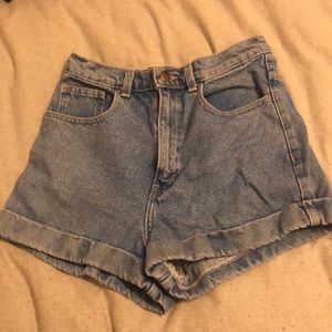 American Apparel High waisted shorts
